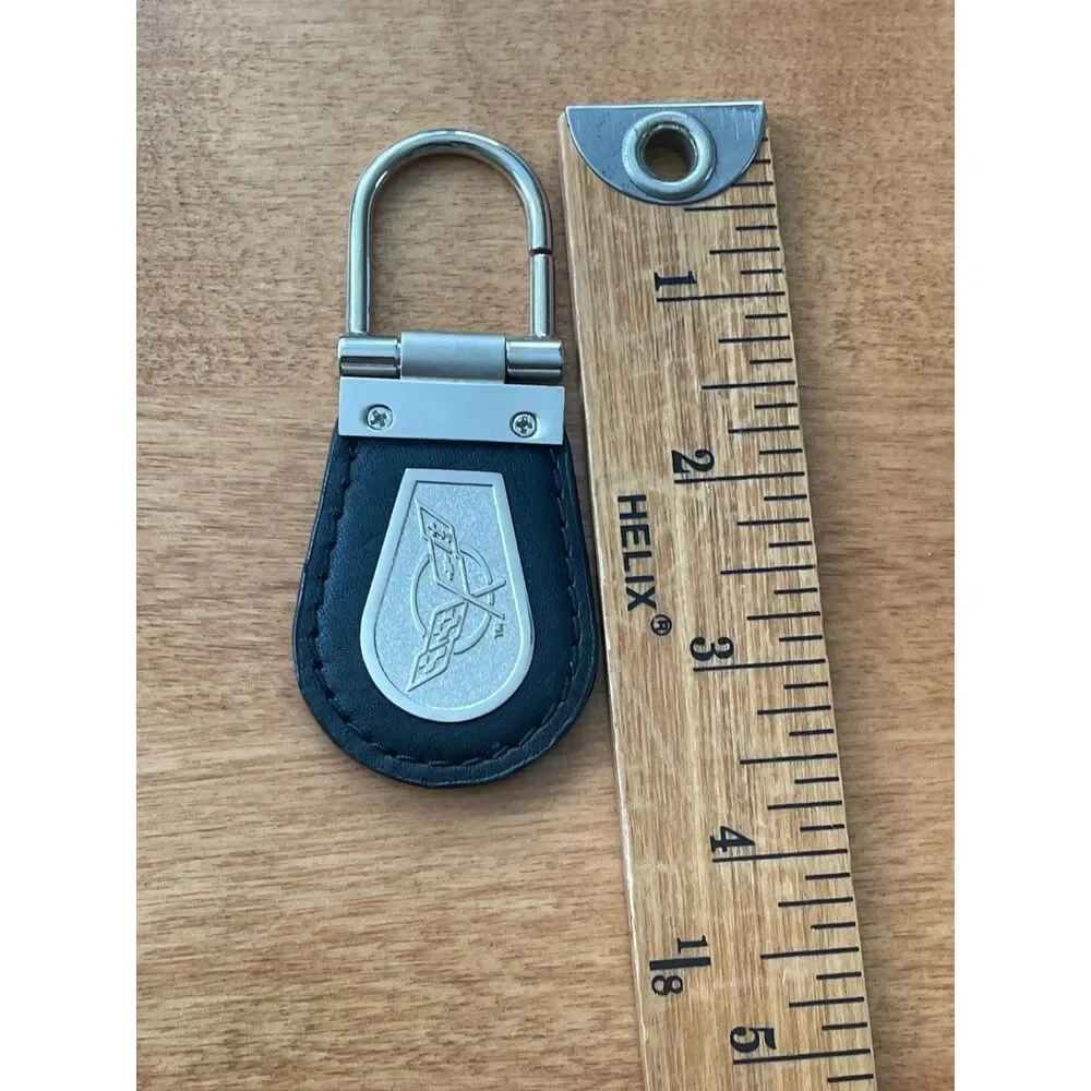 Vintage Chevrolet Chevy GM Logo Emblem Badge Keychain Original Silvertone